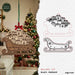 Santa Sleigh Ornaments SVG Bundle - Svg Ocean