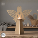 Christmas Angel Candle Stand SVG Bundle- Svg Ocean