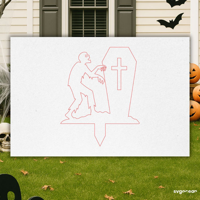 Halloween Garden Stakes Bundle - Svg Ocean