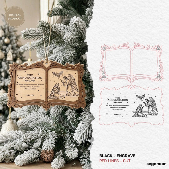 Bible Story Book Ornaments SVG Bundle - Svg Ocean