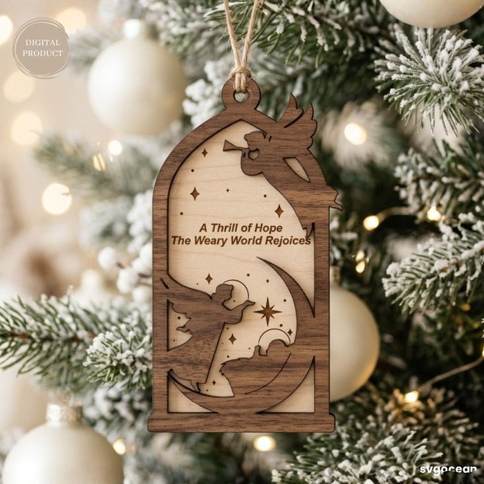 Nativity Silhouette Ornament SVG Bundle - Svg Ocean