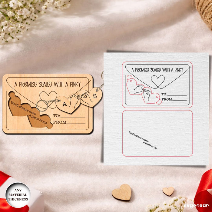 Valentine's Day Couple Keychains SVG Bundle - Svg OCean