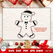 Gingerbread Man Christmas Ornaments - Svg Ocean