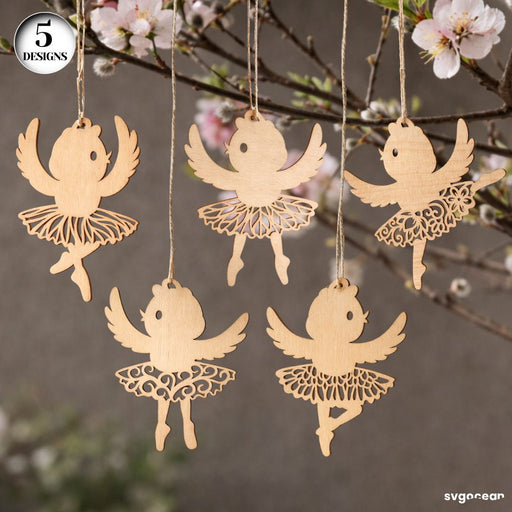 Spring Ballerina Chicken SVG Bundle - Svg Ocean