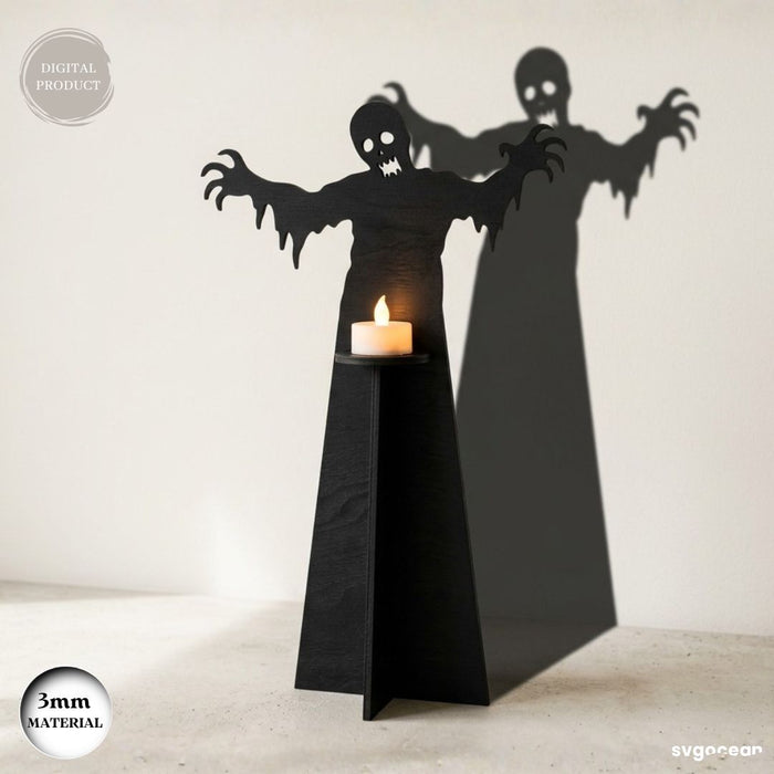 Halloween Candle Holder SVG Bundle - Svg Ocean