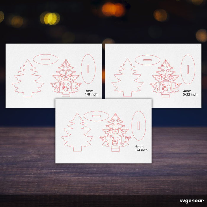 Christmas Tree Stands SVG Bundle - Svg Ocean