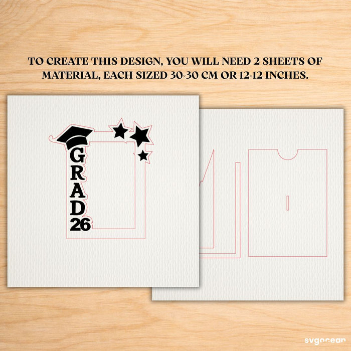 Graduation Photo Frames Bundle - Svg Ocean