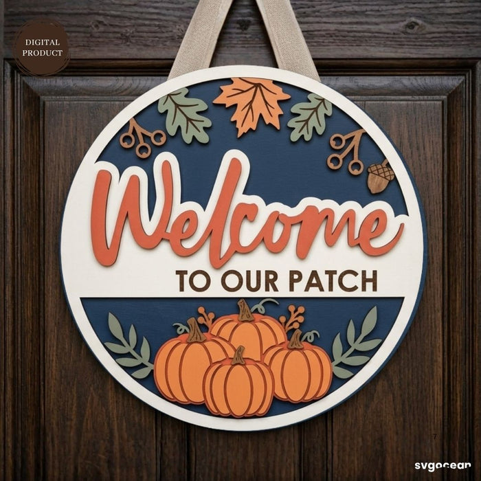 Fall Door Hanger Laser Cut Bundle