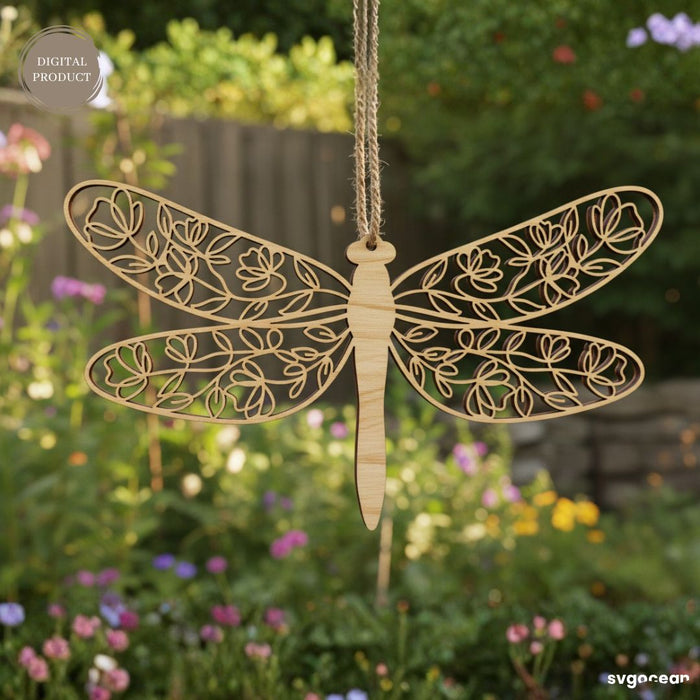 Spring Dragonfly Ornaments SVG Bundle - Svg Ocean