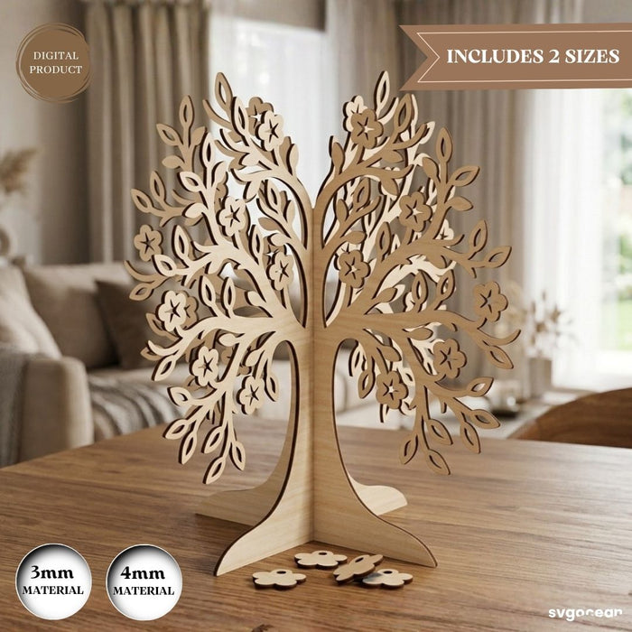 3D Family Tree Stand SVG Bundle - Svg Ocean
