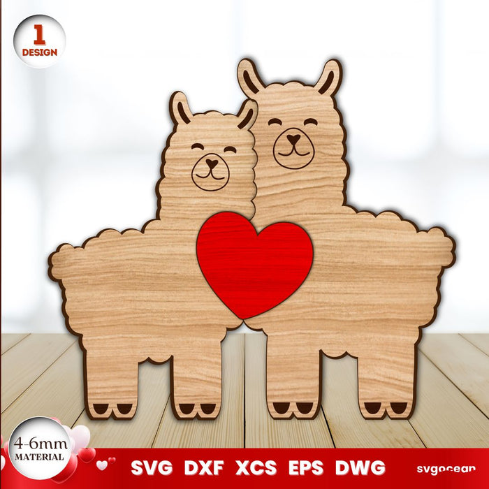 Valentine's Day Animals Puzzle Bundle - Svg Ocean