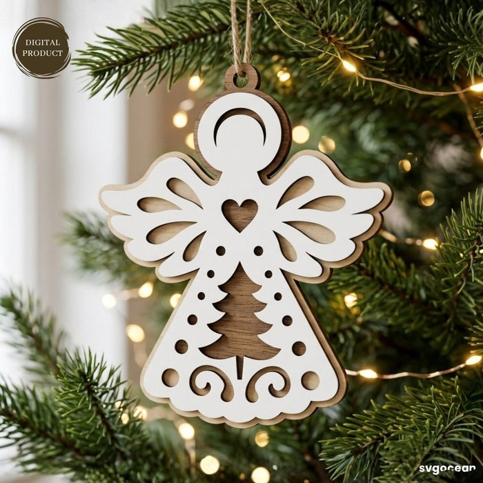 Nativity Angel Ornament SVG Bundle
 - Svg Ocean