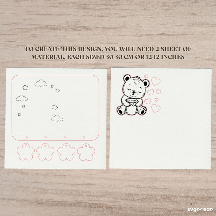 Baby Birth Stats Sign SVG Bundle - Svg Ocean