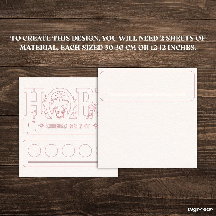 Nativity Candle Holder SVG Bundle - Svg Ocean