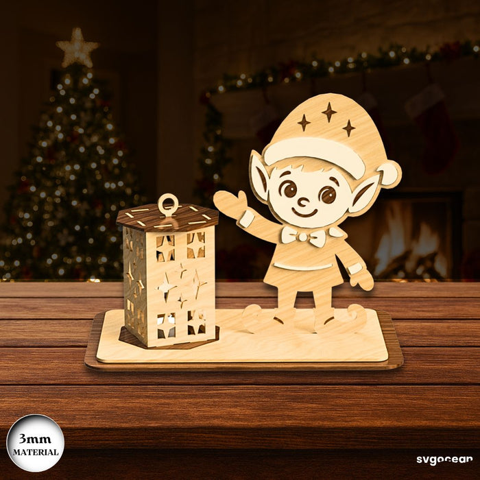 Christmas Stand Candle Holders Bundle - Svg Ocean