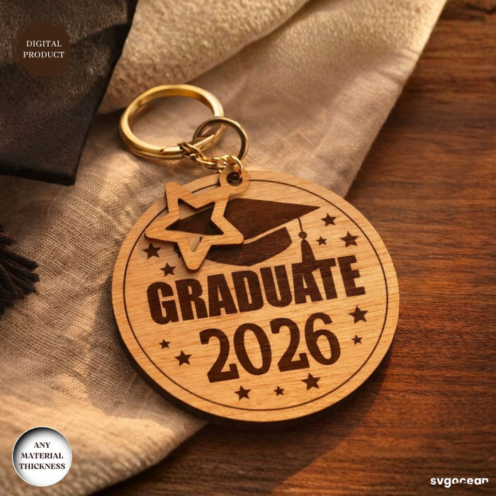 Graduation 2026 Keychain SVG Bundle - Svg Ocean