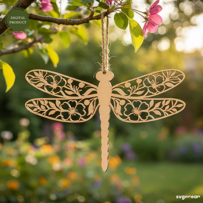 Spring Dragonfly Ornaments SVG Bundle - Svg Ocean