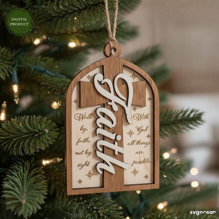 Nativity Ornaments Laser Cut Bundle - Svg Ocean
