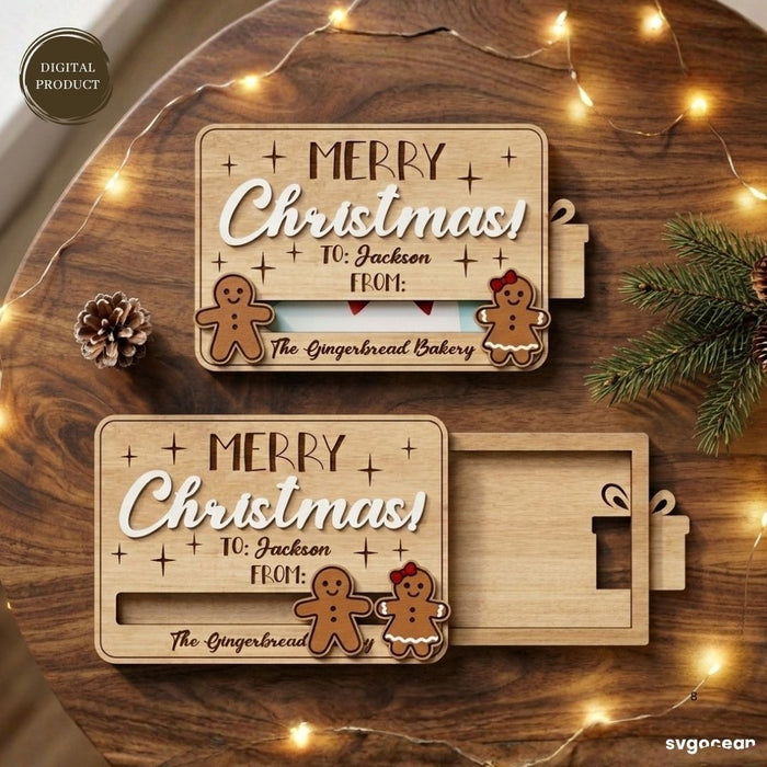 Christmas Card Holder SVG Bundle - Svg Ocean