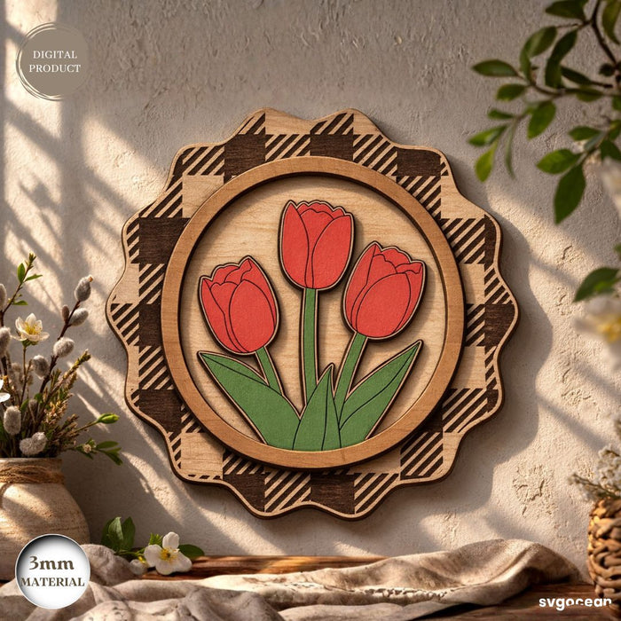 Spring Wall Signs Laser Cut Bundle - Svg Ocean