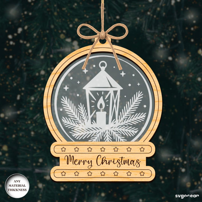 Christmas Snowglobe Ornaments SVG Bundle - Svg Ocean