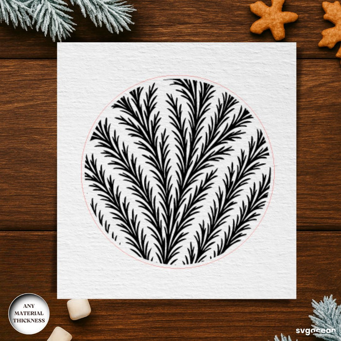 Frost Pattern Coffee Coasters SVG Bundle - Svg Ocean