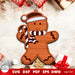 Gingerbread Man Christmas Ornaments - Svg Ocean