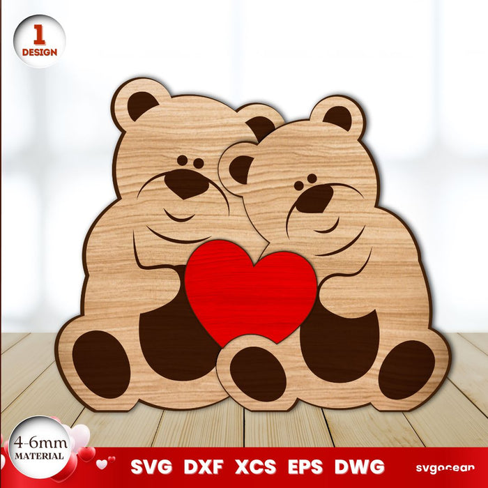 Valentine's Day Animals Puzzle Bundle - Svg Ocean