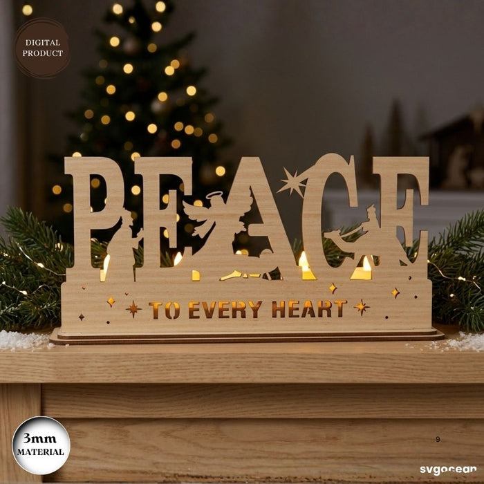Nativity Candle Holder SVG Bundle - Svg Ocean