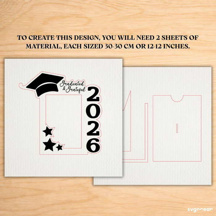 Graduation Photo Frames Bundle - Svg Ocean