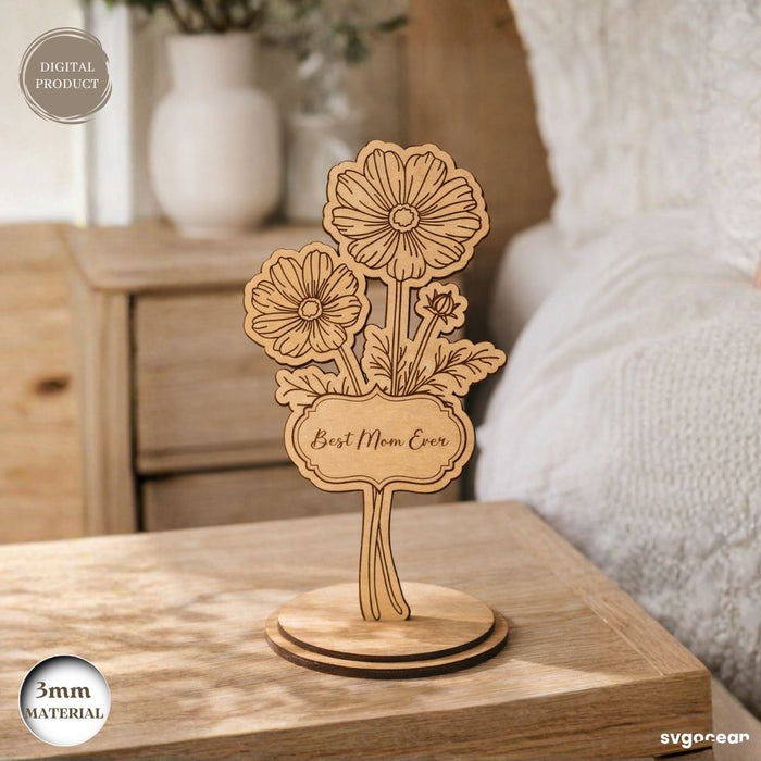 Mother's Day Flowers SVG Bundle - Svg Ocean