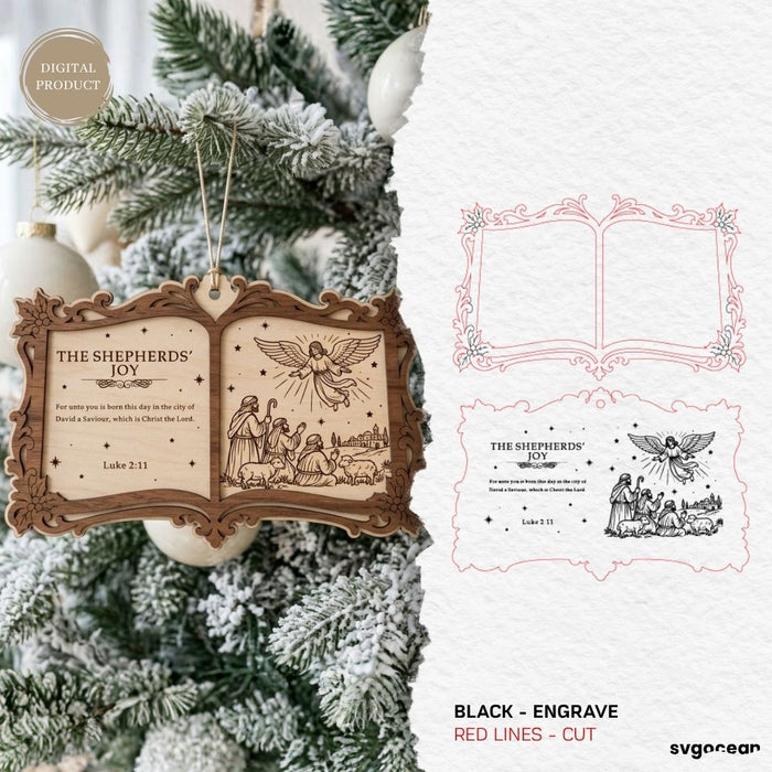 Bible Story Book Ornaments SVG Bundle - Svg Ocean