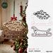Santa Sleigh Ornaments SVG Bundle - Svg Ocean
