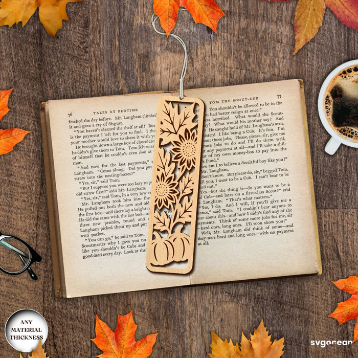 Autumn Bookmarks Laser Cut Bundle - Svg Ocean