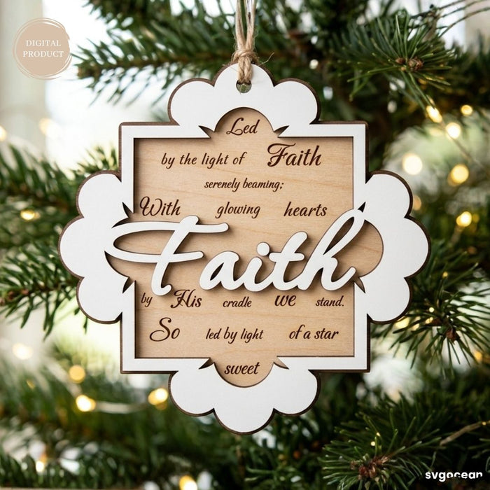 Nativity Snowflake Ornaments SVG Bundle - Svg Ocean