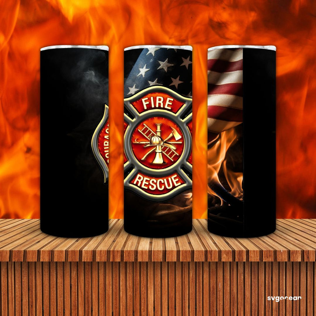 Firefighter Tumbler Sublimation Bundle - Svg Ocean — Svgocean