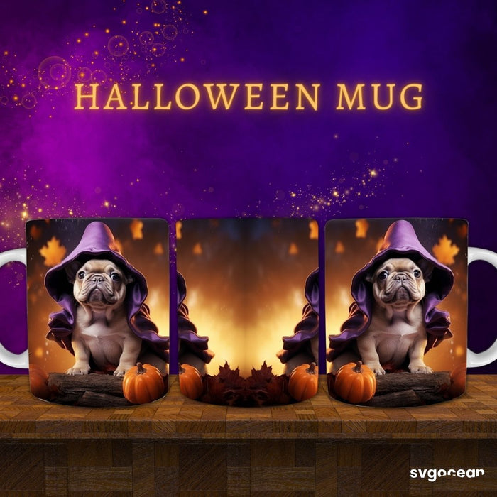 Halloween Dogs Mug Wrap Bundle - Svg Ocean