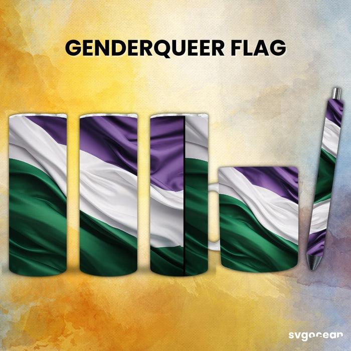 Genderqueer Flag Bundle - Svg Ocean