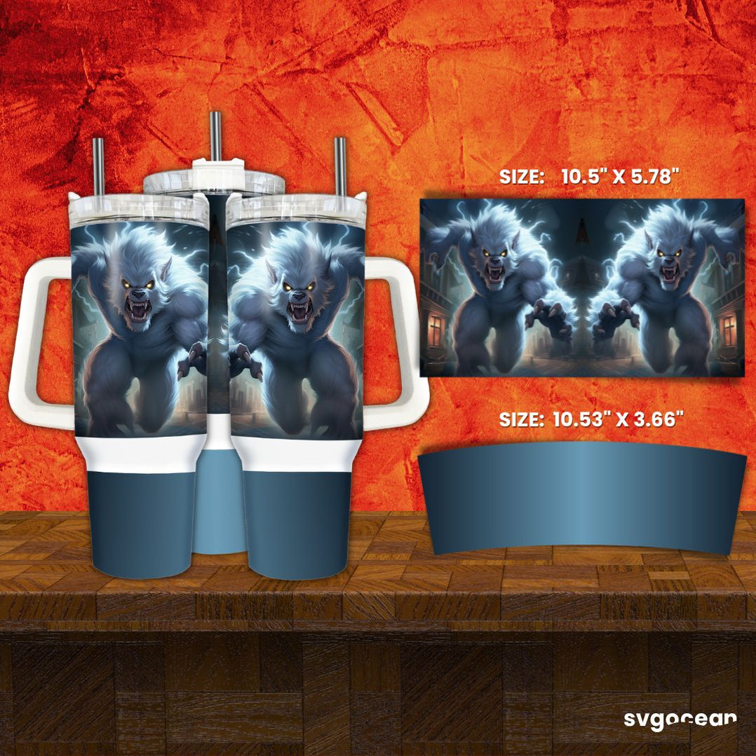 Ghost-werewolf Wrap Bundle | Tumbler | Mug | Pen - Svg Ocean — svgocean