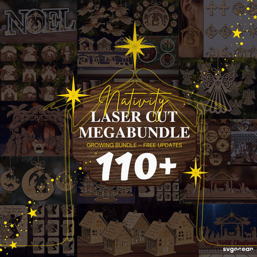 Christmas Decor Laser Cut Megabundle - Svg Ocean