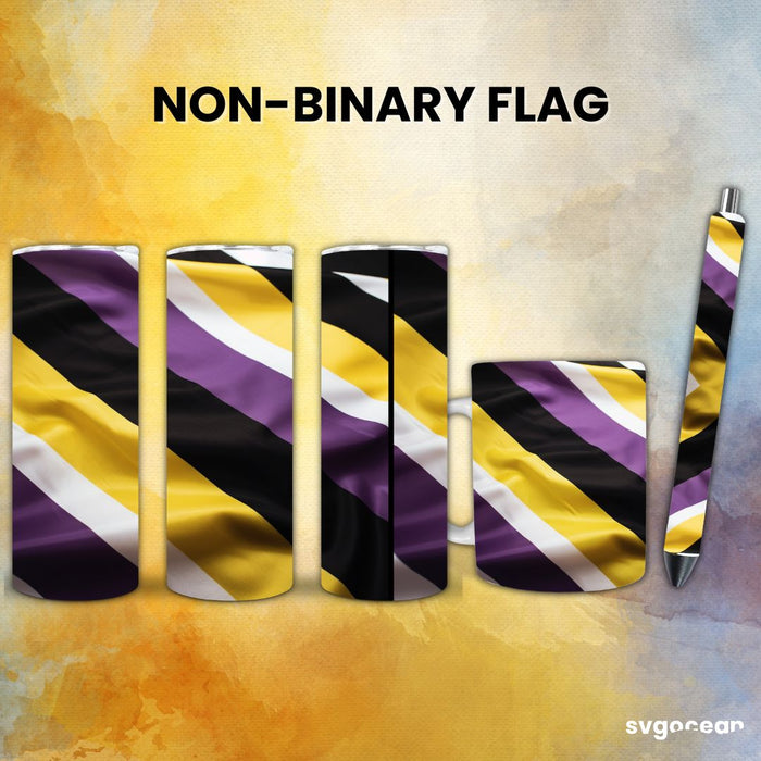 Non-binary Flag Bundle - Svg Ocean