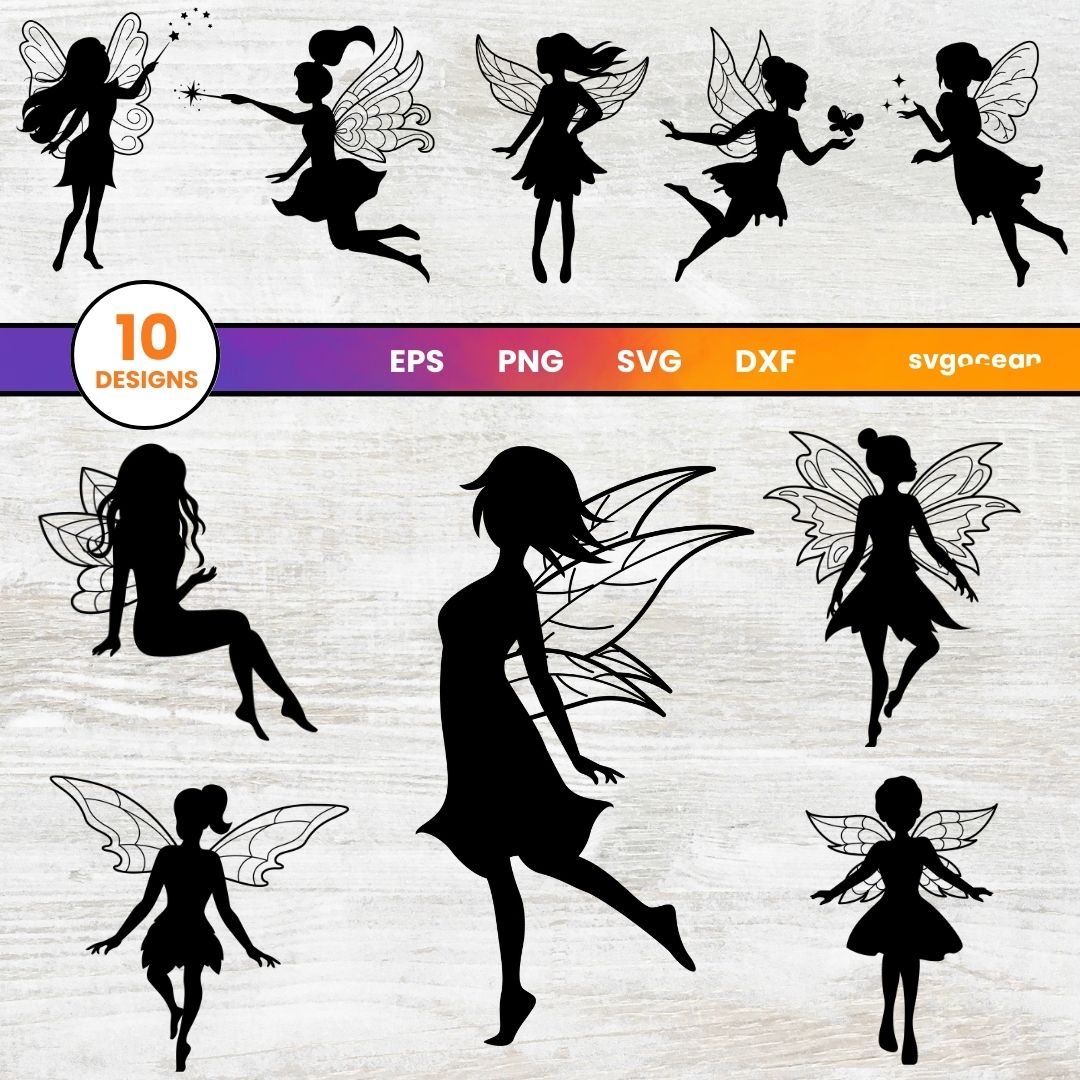Fairy SVG bundle vector for instant download - Svg Ocean — svgocean fairy-svg-bundle-vector-for-instant-download-svg-ocean-svgocean