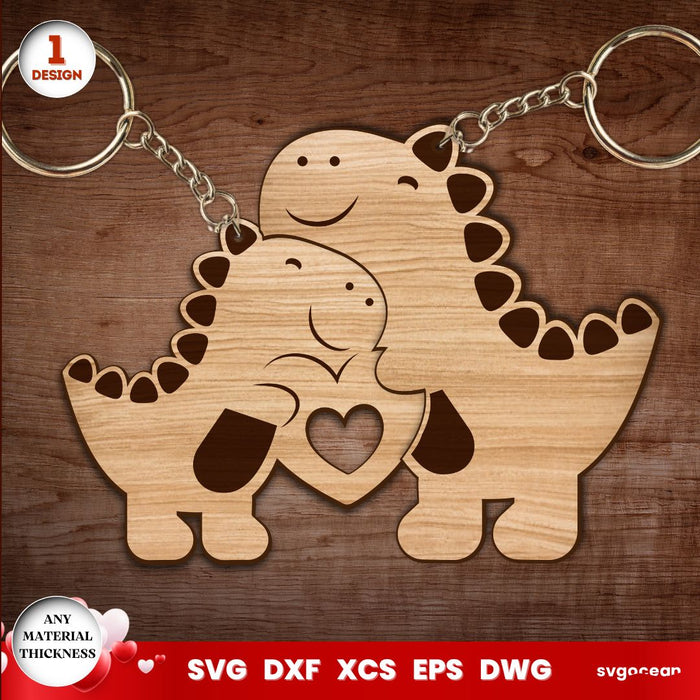 Valentine's Day Animals Keychains - Svg Ocean