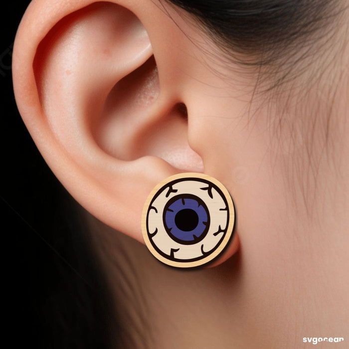 Halloween Stud Earrings Laser Cut - Svg Ocean
