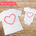 Mama and Mini Heart SVG - Svg Ocean