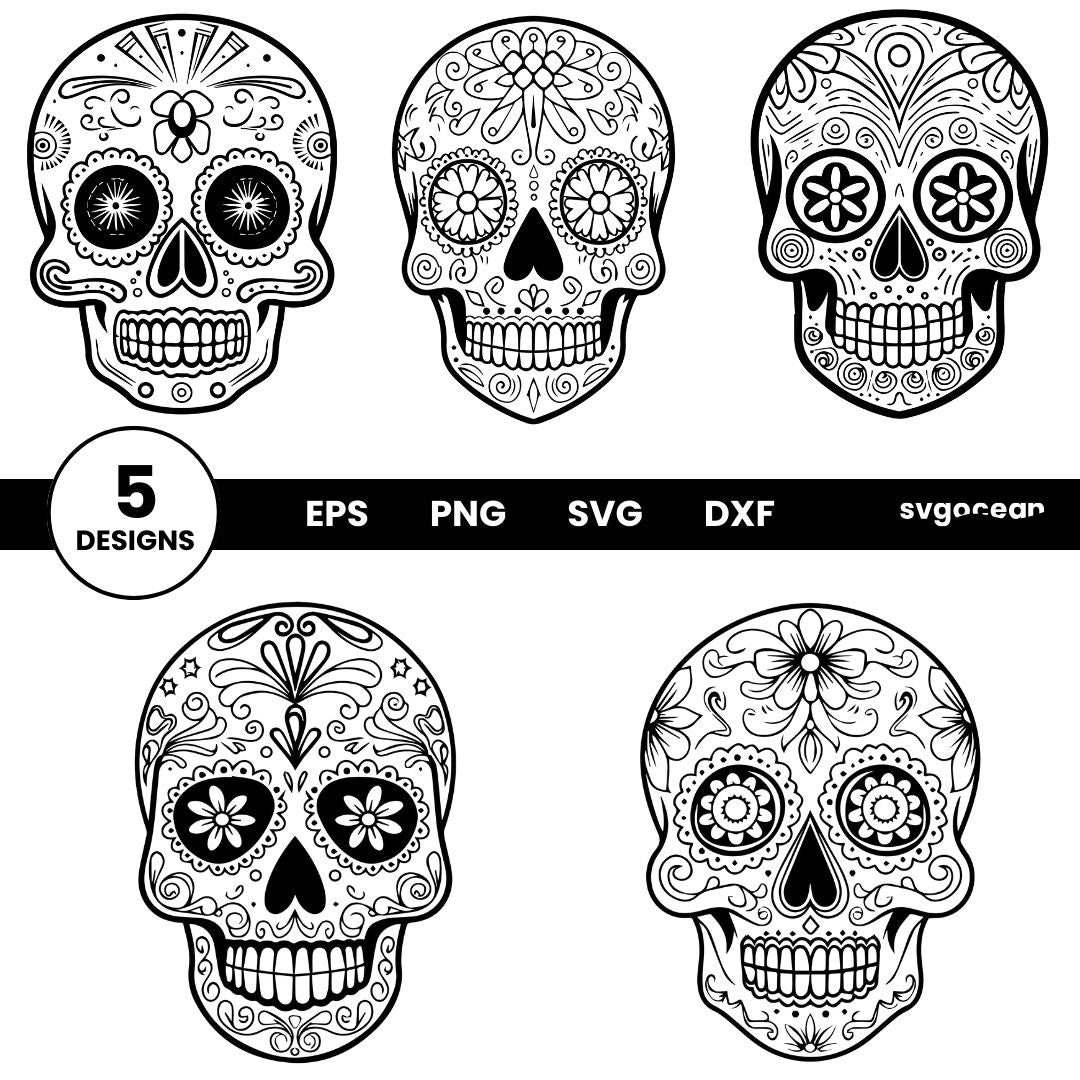 Sugar Skull SVG