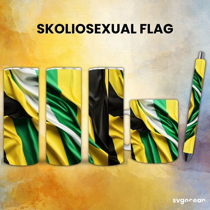 Skoliosexual Flag Bundle - Svg Ocean
