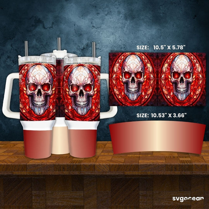 Halloween Monsters Tumbler Wrap - Svg Ocean