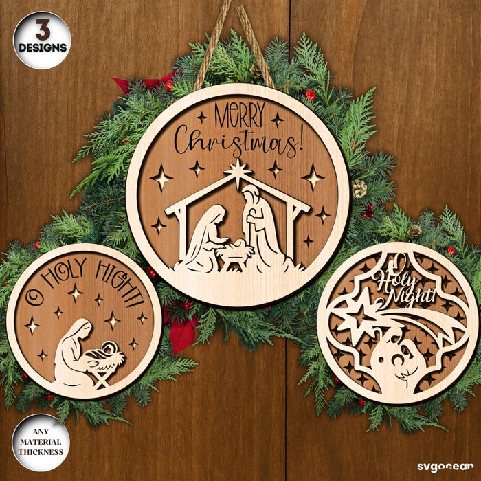 Christmas Decor Laser Cut Megabundle - Svg Ocean