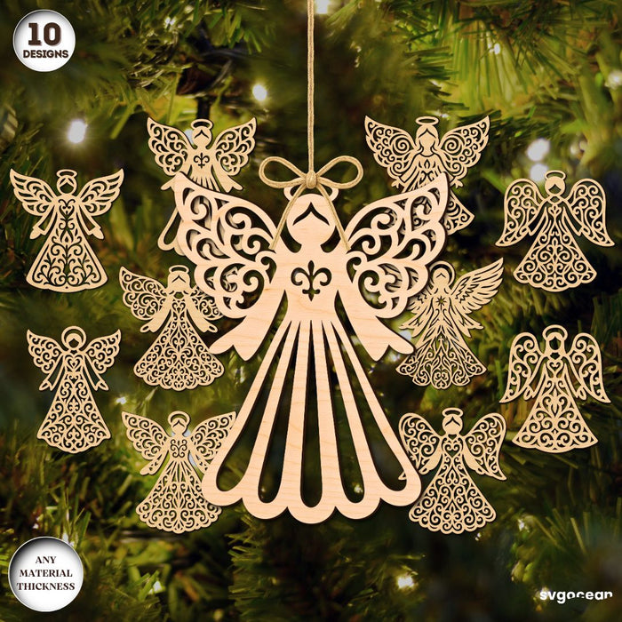 Christmas Decor Laser Cut Megabundle - Svg Ocean